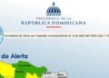 Greater Santo Domingo plus 17 provinces on alert for troughs this weekend