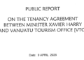 Minister’s tenancy deal with VTO a conflict of interest: Ombudsman report