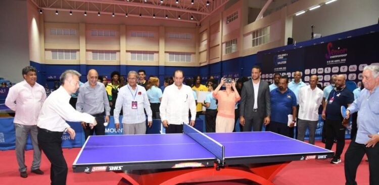 The Dominican men’s team secures bronze in the Table Tennis qualifier