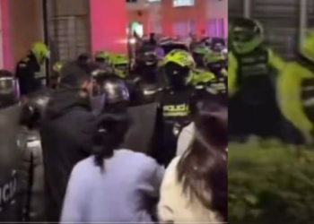 Videos| Chaos and one injured in attempted lynching of alleged abuser of a girl in the south of Bogotá: Police saved the aggressor, another minor