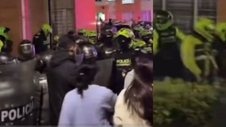 Videos| Chaos and one injured in attempted lynching of alleged abuser of a girl in the south of Bogotá: Police saved the aggressor, another minor