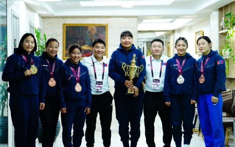 Mongolian Female Athletes Secure Five Medals