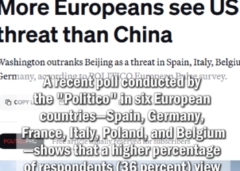 US seen as a greater threat to Europe, poll says – World