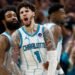 LaMelo Ball makes the winning basket for the Hornets, the team that beat the Heat