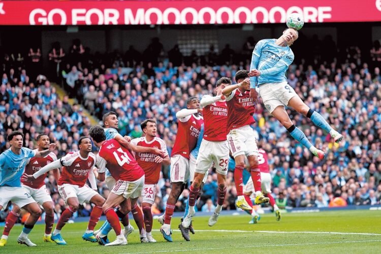 Arsenal’s grip on Premier League trophy loosens, as Man City claims massive win