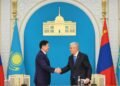 Presidents of Mongolia and Kazakhstan Deliver Statements to Media