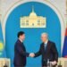 Presidents of Mongolia and Kazakhstan Deliver Statements to Media