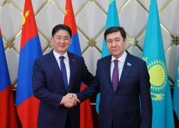 Chairman of Mazhilis Pays Courtesy Call on President Khurelsukh