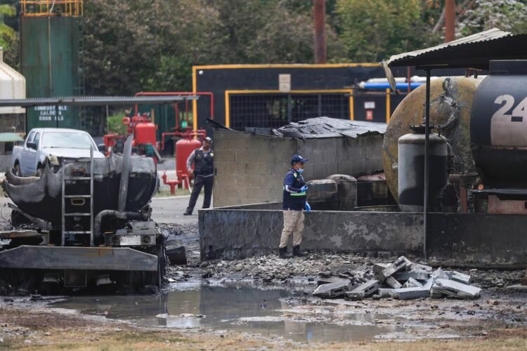 Explosion under the Bridge of the Americas: possible spark in fuel-laden environment investigated