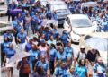 Nurses march on capital during wage protest