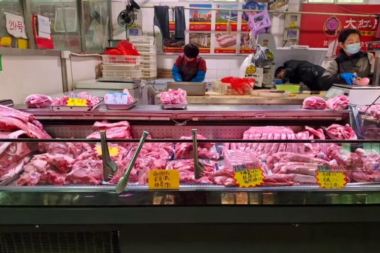 China’s pork oversupply and falling demand