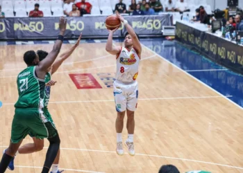 Manila Bulletin – ROS torches Terrafirma with record-tying 23 conversions from deep