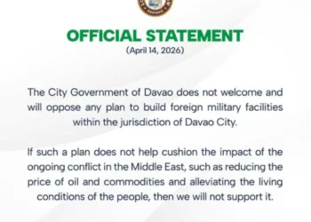 Manila Bulletin – Davao City rejects US military facilities