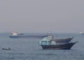 Iranian oil tankers are clustering just shy of US blockade line