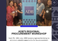 ADB’s Regional Procurement Workshop