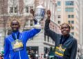 Kenyans Korir and Lokedi revalidate their titles in the Boston Marathon with records included