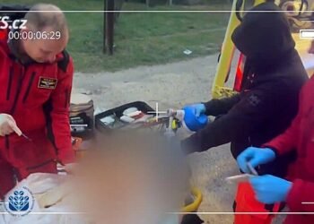 An unprecedented operation. A Hungarian doctor operated on a stabbed man right on the street