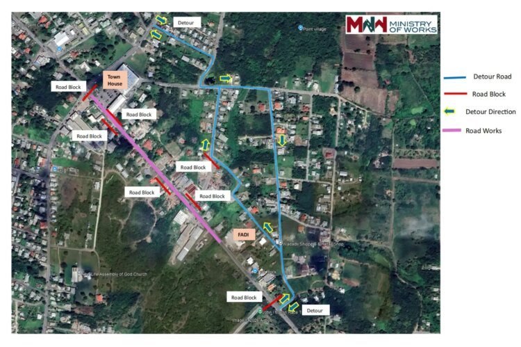 Roadworks Resume Along All Saints Road with Overnight Closures and Detours