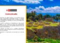 Kuélap archaeological complex will not serve the public due to the 2026 General Elections