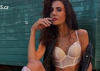 Naked Attraction presenter Monika Timková posed in a swimsuit and completely naked