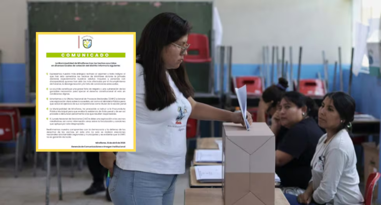 Elections 2026: Miraflores demands answers from ONPE and JNE for delays in voting locations | Latest