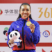 Venezuelan Yorgelis Salazar won gold in the Chinese Karate Premier League