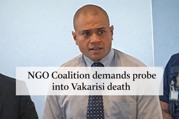 NGO Coalition calls for independent probe into Vakarisi death