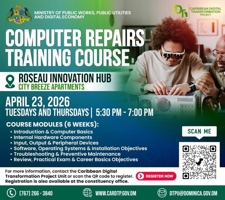 ANNOUNCEMENT: FREE Computer Repairs Training Course