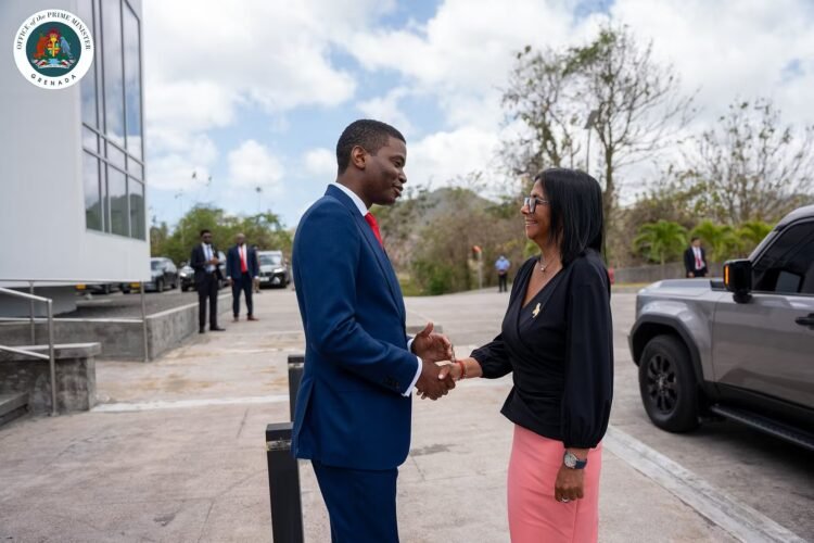 Venezuela’s acting president Rodriguez in Grenada for first foreign visit