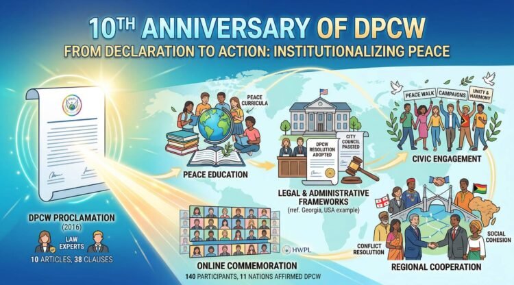 From Declaration to Action: The 10th Anniversary of DPCW Marks a Milestone in Institutionalizing Peace