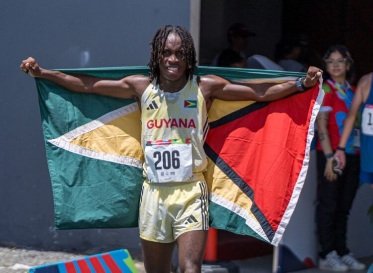 Ebo McNeil delivers 1500m bronze at South American Youth Games