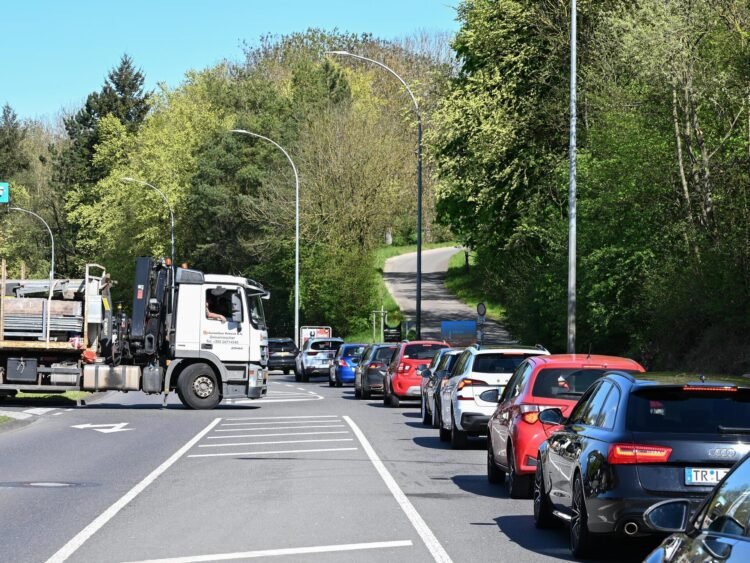 There is a risk of traffic collapse at the Potaschberg roundabout