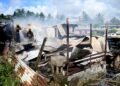 Fire leaves five families homeless