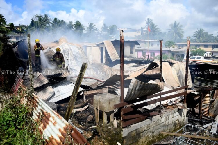 Fire leaves five families homeless