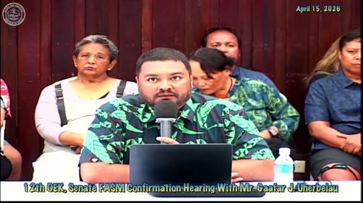 Uherbelau Faces Senate Scrutiny in Fast-Tracked Hearing for Palau Ambassador to Taiwan