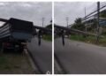 VIDEO: Truck Crash Brings Five Islands to a Standstill, Power Lines Down and Motorists Trapped