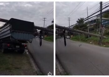 VIDEO: Truck Crash Brings Five Islands to a Standstill, Power Lines Down and Motorists Trapped