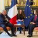 María Corina Machado meets with the president of the French Senate to talk about transition and elections in Venezuela