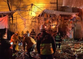 Firefighters report extinction of 85% of the fire near Mercado Sonora