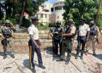 The head of the PNH on an inspection visit to the city center