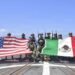 In photos, this is how Mexico and the US carry out exercises on a guided missile destroyer