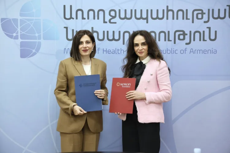 Highly qualified specialists will be invited to Armenia within the framework of the memorandum signed between RA Ministry of Health and “Keron” Development Fund.
