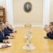 Costa Rican Rebeca Grynspan meets with the Foreign Minister of Russia, Sergei Lavrov, in the midst of the race for the UN Secretary General