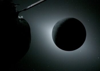 What the astronauts saw when passing by the Moon