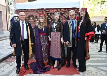 A cultural Art Expo exhibition was opened in the central square of Agarak, Meghri community, within the framework of the “Meghri: CIS Cultural Capital” project.