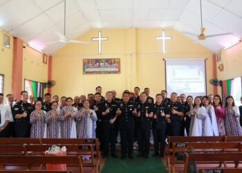 IPD Marudi holds thanksgiving mass in conjunction with 219th Police Day