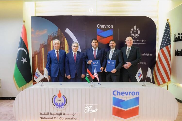 Chevron and Libya’s National Oil Corporation sign MoU to evaluate shale oil and gas resources