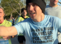 Nahuel Gallo ran 10 kilometers against the oblivion of political prisoners in Venezuela