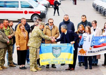 Taiwan groups donate 68 emergency vehicles to Ukraine