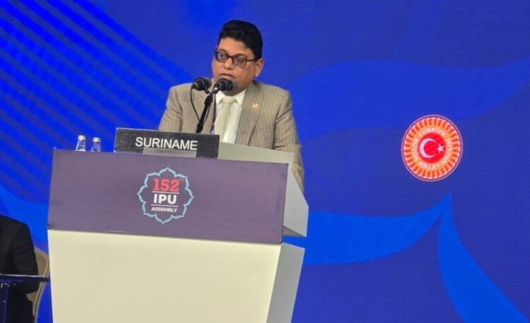 At IPU, Gajadien advocates for young people’s future prospects and an integrated approach to crises – De Ware Tijd